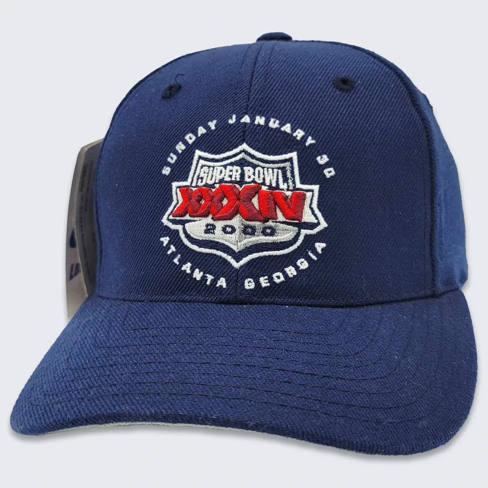Super Bowl XXXIV Vintage Y2K Logo Athletic Strap Back Hat